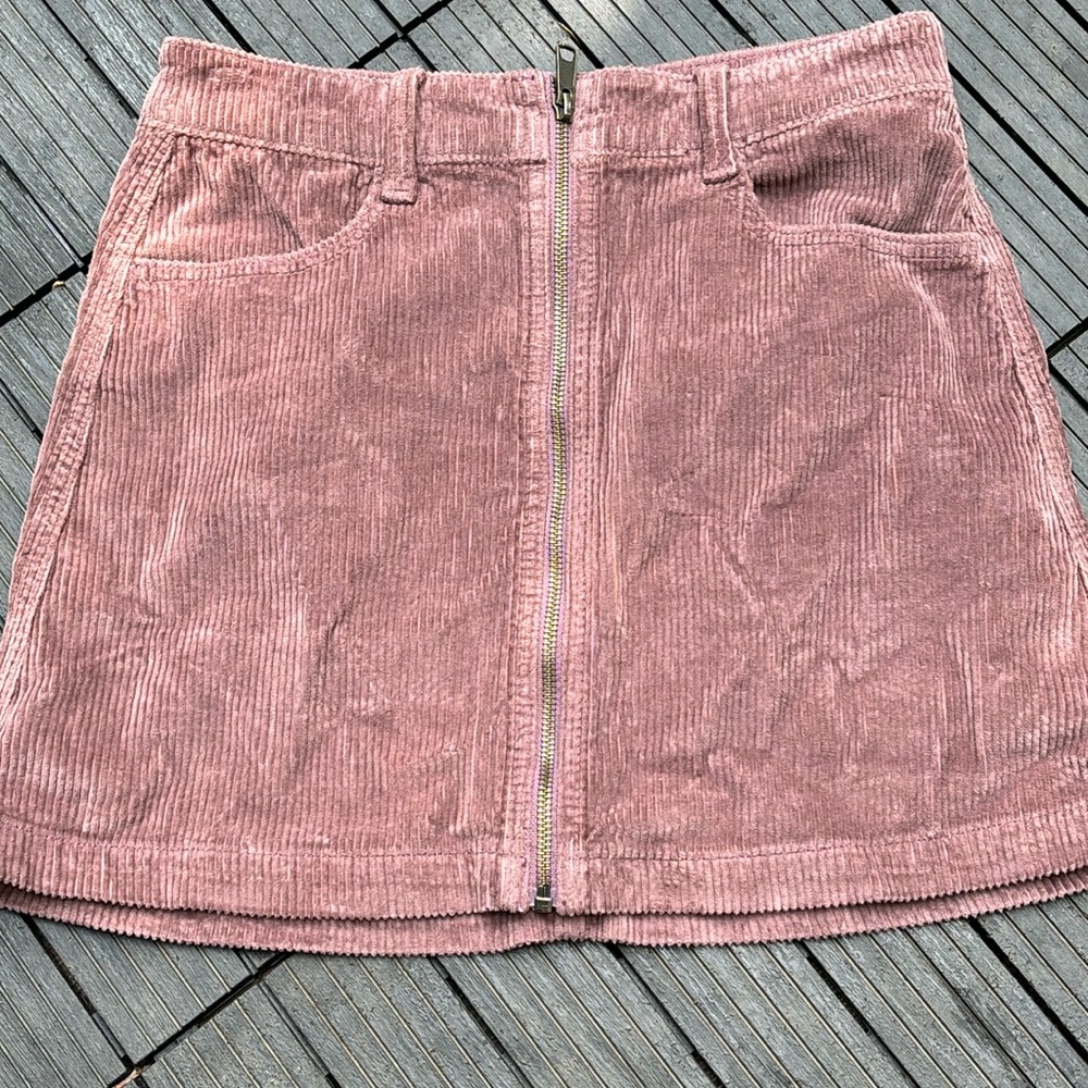 NWT lilac American Eagle corduroy mini skirt size 2